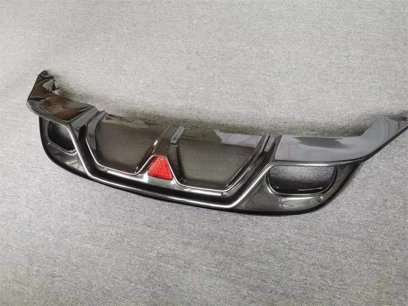 BLACK SAILS STYLE CARBON FIBER REAR DIFFUSER LIP for 2013-2016  F-TYPE